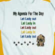 Agenda For The Day Personalized Pet Sweatshirt