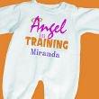 Angel in Training Fleece Romper 6561x