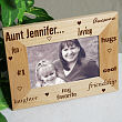 My Favorite Aunt Personalized Wood Picture Frame 925721