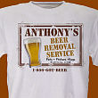Beer Service Personalized T-Shirt 32361X
