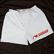 Loving You Men's White Personalized Boxer Shorts 961975X