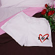 You & Me Ladies White Cotton Shorts 9812633X