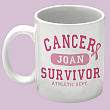 Cancer Survivor Athletic Dept - Breast Cancer Awareness Personalized Coffee Mug 220040