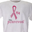 I'm A Survivor - Breast Cancer Awareness Personalized T-shirt