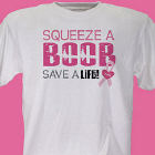 Squeeze a Boob - Breast Cancer Awareness T-shirt 32450X