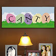 Easter Egg Family Wall Canvas 9120969
