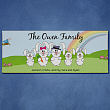 Personalized Easter Wall Canvas -Bunny Family 9120839