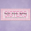 Sisters Are Loved... Wall Canvas