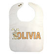 Carrot Name Personalized Easter Baby Bib 80958
