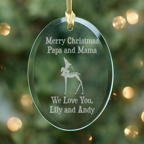 Happy Holidays Glass Ornament | GiftsForYouNow