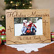 Holiday Memories Personalized Wood Picture Frame 914411