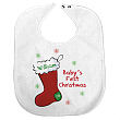 Baby's 1st Christmas Personalized Baby Bib 824808