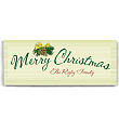 Merry Christmas Wall Canvas