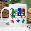 Personalized Fathers Day Coffee Mug