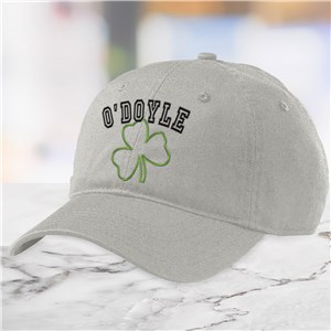 Embroidered Irish Shamrock Baseball Hat