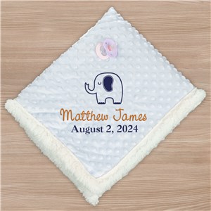 Embroidered Baby Icon Sherpa Blanket E9640332BL