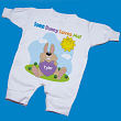 Some Bunny Loves Him Fleece Romper