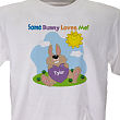 Some Bunny Loves Him Personalized Easter Youth T-Shirt