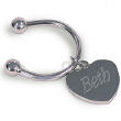 Any Name Silver Heart Keychain G11805