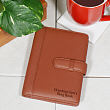 Engraved Tan Leather Brag Book Photo Album L26570