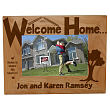 Welcome Home Personalized Wood Picture Frame