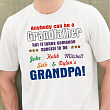 Anybody Can Be...Grandpa Personalized T-Shirt 32860X