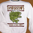 Bass Club Fishing Personalized Sweatshirt 52302X