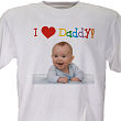 I Love Daddy  Personalized Photo T-Shirt 31482X