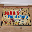 My Fix-It Shop Personalized Doormat 83120957