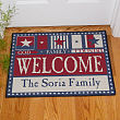 God Family Country Welcome Doormat
