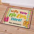 Personalized  Doormat - Flip Flops Beach House 83121777