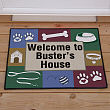 Doggy's House Personalized Pet Doormat
