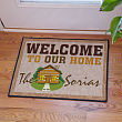 Log Cabin Welcome Doormat