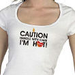 I'm Hot Personalized Ladies Baby Tee