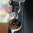 You Name It Silver Circle Keychain