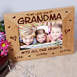 All Our Hearts Personalized Wood Picture Frame 96321