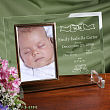 In the Beginning New Baby Beveled Glass Picture Frame 8519218