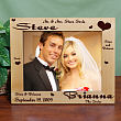Personalized Mr. and Mrs. Wedding Couple Picture Frame 98094