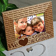 We Love... Personalized Wooden Picture Frame 98671