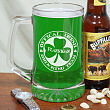 Irish Drinking Team Personalized Glass Mug 221521