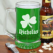 Shamrock Sports Personalized Glass Mug 221391