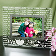 We Love... Personalized Glass Picture Frame G98671