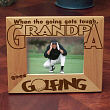 Go Golfing Wood Picture Frame 92111