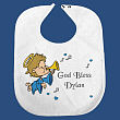 God Bless Baby Boy Bib 81108
