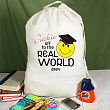 Off to the Real World Personalized Laundry Bag