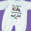If You Think I Am Cute - Flower Romper