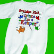 I'm A Keeper Fleece Romper 6676x