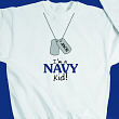 I'm a Navy kid Youth Sweatshirt