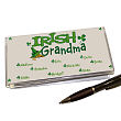 Irish Personalized Checkbook Cover