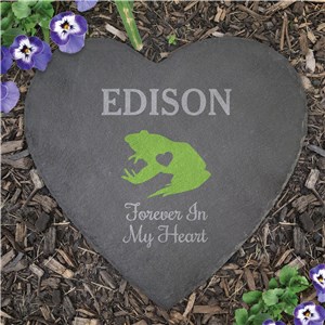 Personalized Assorted Animals With Heart Memorial Slate Stone L22269415UV